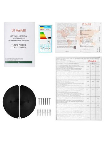 Вытяжка TL 6212 WH 700 LED PERFELLI (339086557)