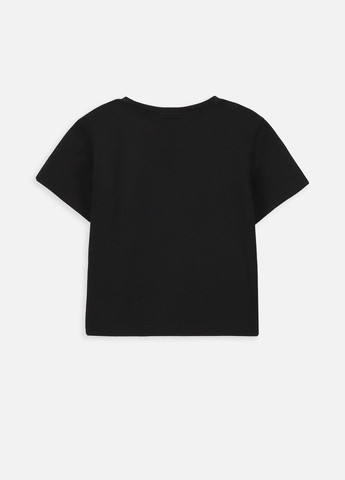 Чорна демісезонна футболка Coccodrillo