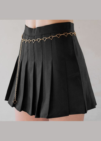 Цепочка с сердечками на ремень юбку джинсы золотистая No Brand (315401567)