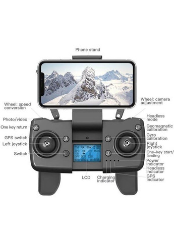 Квадрокоптер L900 PRO 6K GPS з кейсом (до 1200м) 28 хвилин польоту No Brand (332634950)