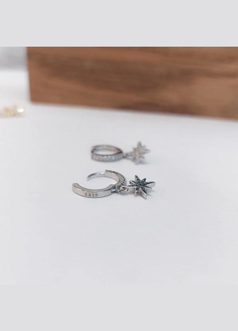 Серьги кольца с подвесками Звезды MK1180 DeKolie (330134153)