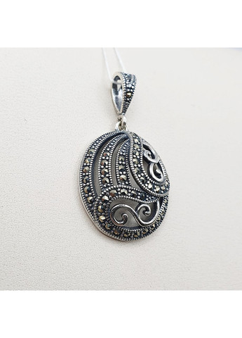 Кулон срібний з марказитом 4,32 г No Brand (369737722)