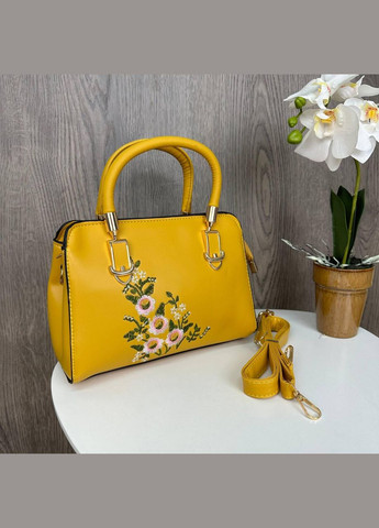 Жіноча міні сумочка з вишивкою квітами, маленька жіноча сумка з квіточками Brettani (336552338)