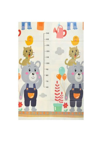 Двосторонній розвиваючий термокилимок EVA D-14710 Ведмежатко та дорога 200 х 180 см з сумкою Bambi (356893329)