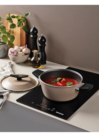 Каструля SPEZIA з кришкою 2,4л (діам 20см) SAND (28372/320) Tramontina (365276356)