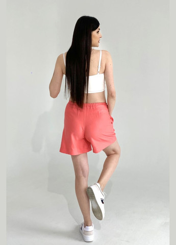 Летний костюм для беременных и кормящих с рубашкой и шортами кораллового цвета Dianora (335974572)