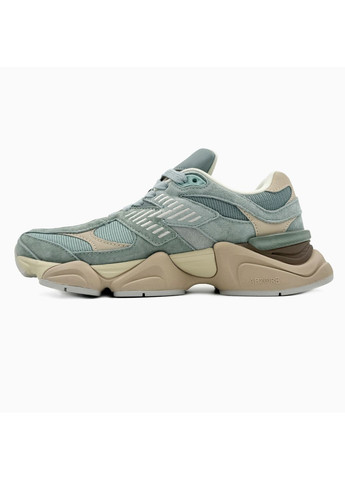 Бежевые демисезонные кроссовки мужские new balance 9060 blue / beige нью беланс 9060 No Brand