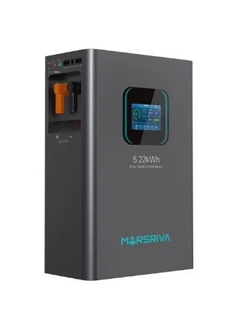 Акумуляторна батарея LiFePO4, 25.6V/204Ah, 5.22KWH, wall mounted Marsriva (330032240)