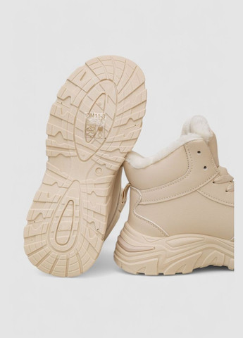 Кроссовки женские зимние на меху Ager Кроссовки бежевые зима (318561201)
