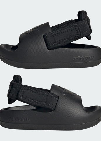 Черные спортивные шлепанцы adifom adilette adidas