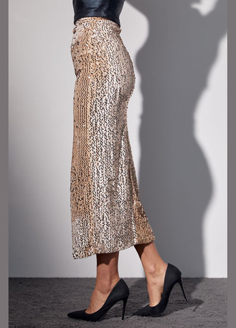 Оксамитова спідниця-олівець з паєтками Liton (297057607)