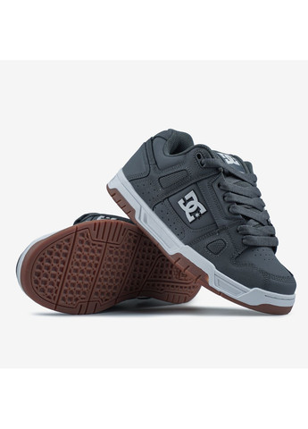 Кроссовки dc shoes stag grey No Brand серые (361260029)