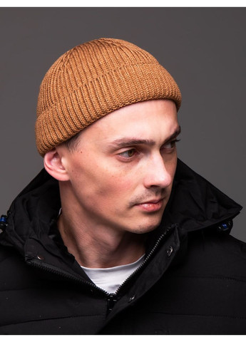 Шапка мужская докер плотная вязкая No Brand (366277430)