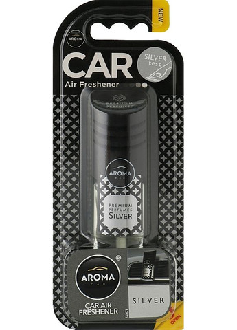 Ароматизатор рідкий "Silver" для авто Prestige Vent 10.5g (2-946943) Aroma Car (369793016)