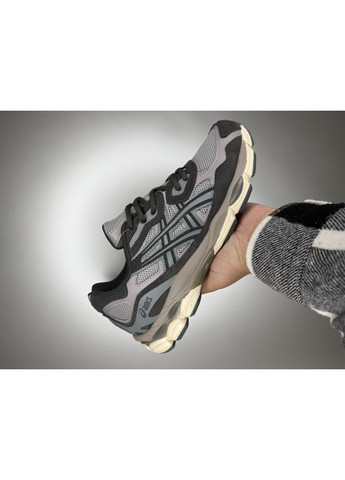 КРОСІВКИ ЖІНОЧІ ASICS GEL NYC WHITE BROWN АСІКС ГЕЛЬ НЮК No Brand білі демісезони (369388631)