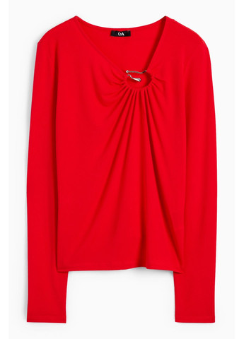 Лонгслив с вырезом C&A (365716131)