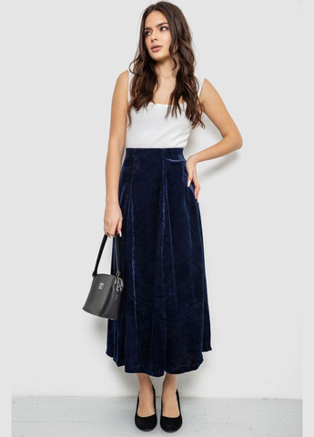 Синяя праздничный юбка бархатная годе Ager