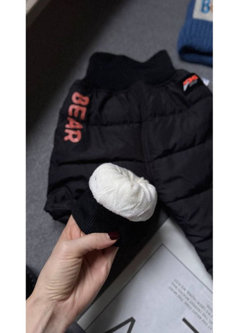 Утеплені штани Bear чорні 10179 No Brand (308790706)