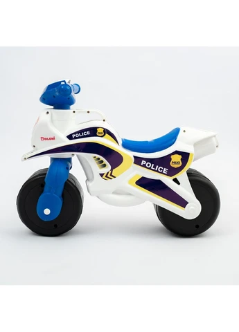 Мотоцикл-каталка "Байк Police" біло-синій 0138/510 Doloni (388963771)