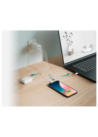 Зарядное устройство 2xUSB-C+1xUSB-A 65W GaN white (DCP-651) D-Link 2xUSB-C + 1xUSB-A 65W GaN white (369882001)
