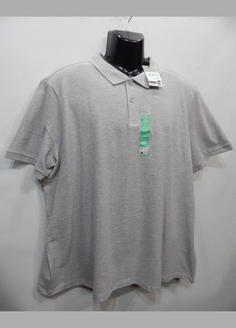 Серая мужская футболка поло оригинал р.56 112fm батал Primark