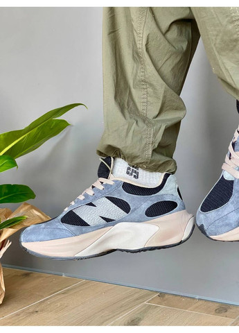 Синій Осінні кросівки чоловічі new balance wrpd runner grey/black uwrpdcst | нью беланс раннер сині No Brand