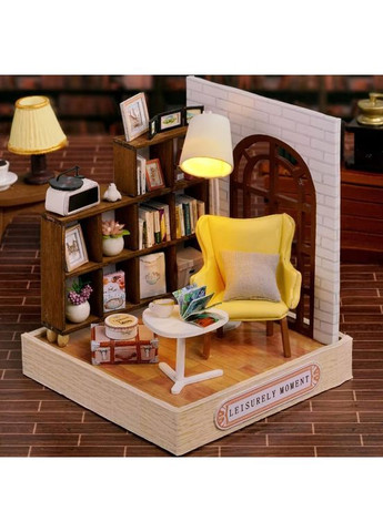 3D конструктор Румбокс со световыми эффектами "Минутка отдыха" конструктор Room Box кукольный домик своими руками (RB034) BB (360867026)