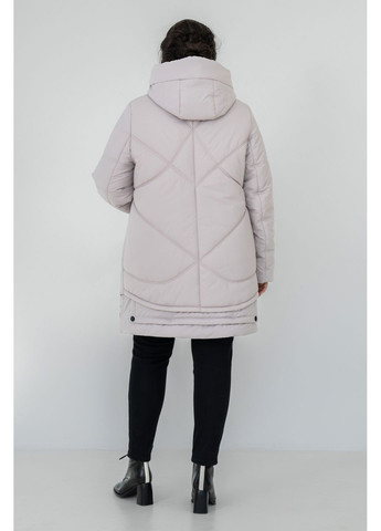 Біла зимня пальто прямого силуету єврозима all posa (ap102136p) A'll Posa