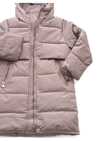 Бежева зимня куртка зимова для дівчинки No Brand