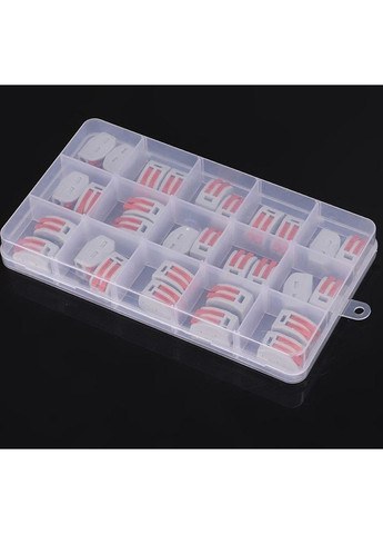 Клеми для з'єднання кабелів типу Wago 0,08-4 мм кв 120 шт (H051154) Boer (360768358)