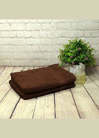 Aisha Home Textile рушник махровий aisha - royal шоколад 100*150 (400 г/м2) коричневий виробництво -
