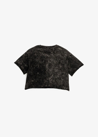 Темно-сіра футболка з принтом для дівчинки 5174 164 см shop (2000990939890) Viollen