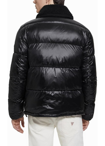 Чорний демісезонний Пуховик Guess