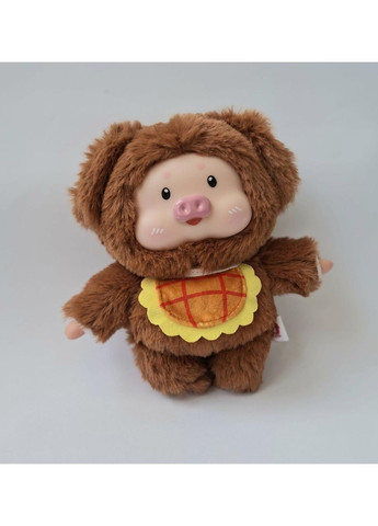 Игрушка-брелок плюшевая свинка SAM-2144 коричневый 18см No Brand (356112295)