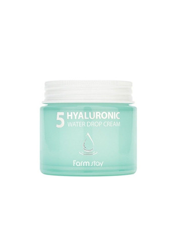 FarmStay Крем зволожуючий з гіалуроновою кислотою 5 Hyaluronic Water Drop Cream 80ml — Крем, Південна Корея (301084094)