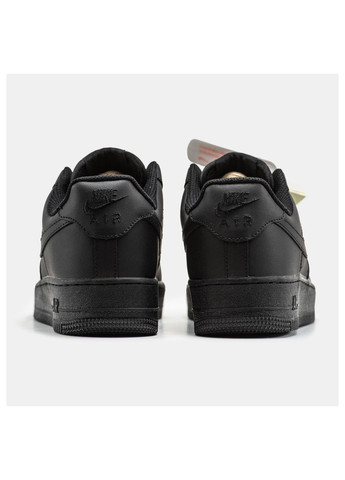 Чорні Осінні кросівки чоловічі black, вьетнам Nike Air Force 1