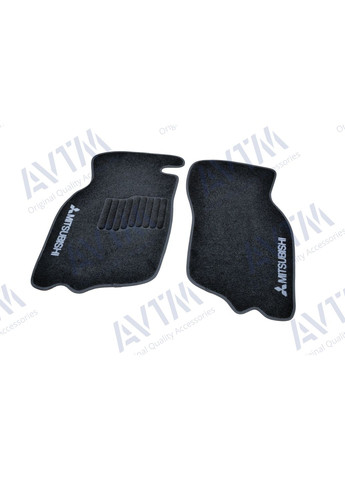 Ворсовые коврики в салон для Митсубиси / Mitsubishi (1995-2004) /Чёрные 5шт Beltex Carisma (360618143)