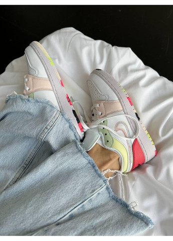 Комбіновані Осінні кросівки чоловічі nike air jordan 1 retro ember glow найк аір джордан No Brand