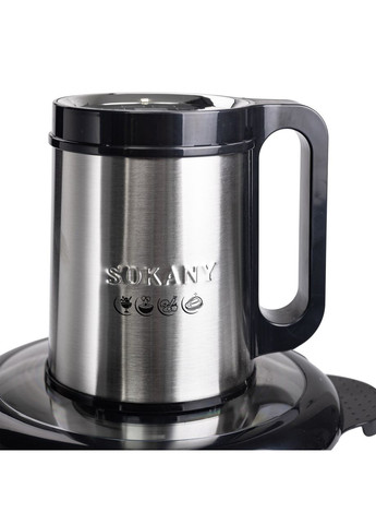 Чопер измельчитель 800 Вт 4 лезвия с чашей на 3 литра мясорубка Sokany (322456062)