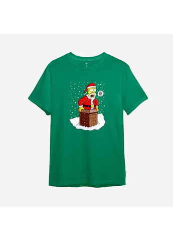 Новогодняя футболка с принтом "Gomer Simpson". Симпсоны (10611488192) ТiШОТКА - (368570605)