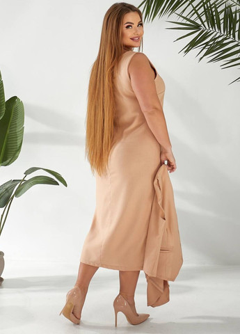 Костюм-двойка: платье меди и жилетка Allthings (328604692)