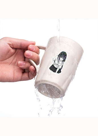 Набір наклейок вінілових наклейок Чорно-Білих, Аніме дівчаток. Стікербомбінг, наклейки для ноутбуків Набір 10шт No Brand (323141509)