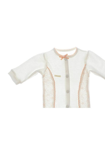 Человечек с шапкой для девочки трикотажный Бантик бежевый 50 см (33671) BABYKROHA (315423941)