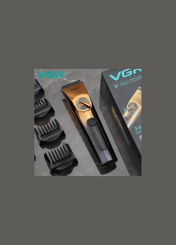 Машинка для стрижки волосся для чоловіків VGR V-663 Змінні насадки Esonstyle (327422076)