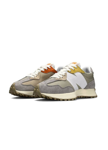 Кросівки жіночі New Balance No Brand 327 Grey Olive оливкові демісезони (340916780)