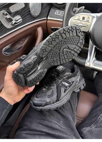 КРОССОВКИ ЖЕНСКИЕ NEW BALANCE 1906D BLACK LEATHER НЬЮ БЕЛАНС 1906D No Brand чёрные демисезоны (367175535)