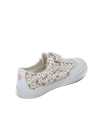 Бежеві всесезонні кеди Fashion M-781 бел/беж (31-37)