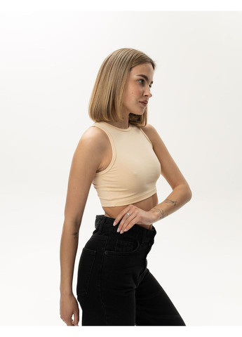 Жіноча топ майка оновлена (0013400BEGXL) Casual Trend — 358935131