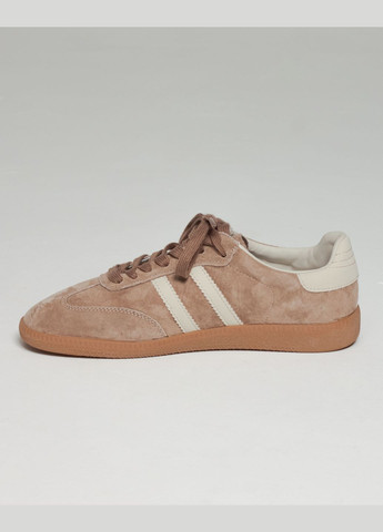 Бежевые кеды женские замша Prima d'Arte