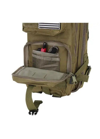 Рюкзак похідний туристичний на 26 літрів 5 відділень із системою швидкого роз'єму рюкзака 44х28х16 см (477953-Prob) Зелений Unbranded (301276634)